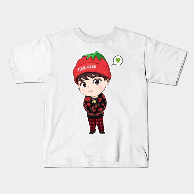 Jackberry Chibi Cute Kids T-Shirt by Rakusumi Art